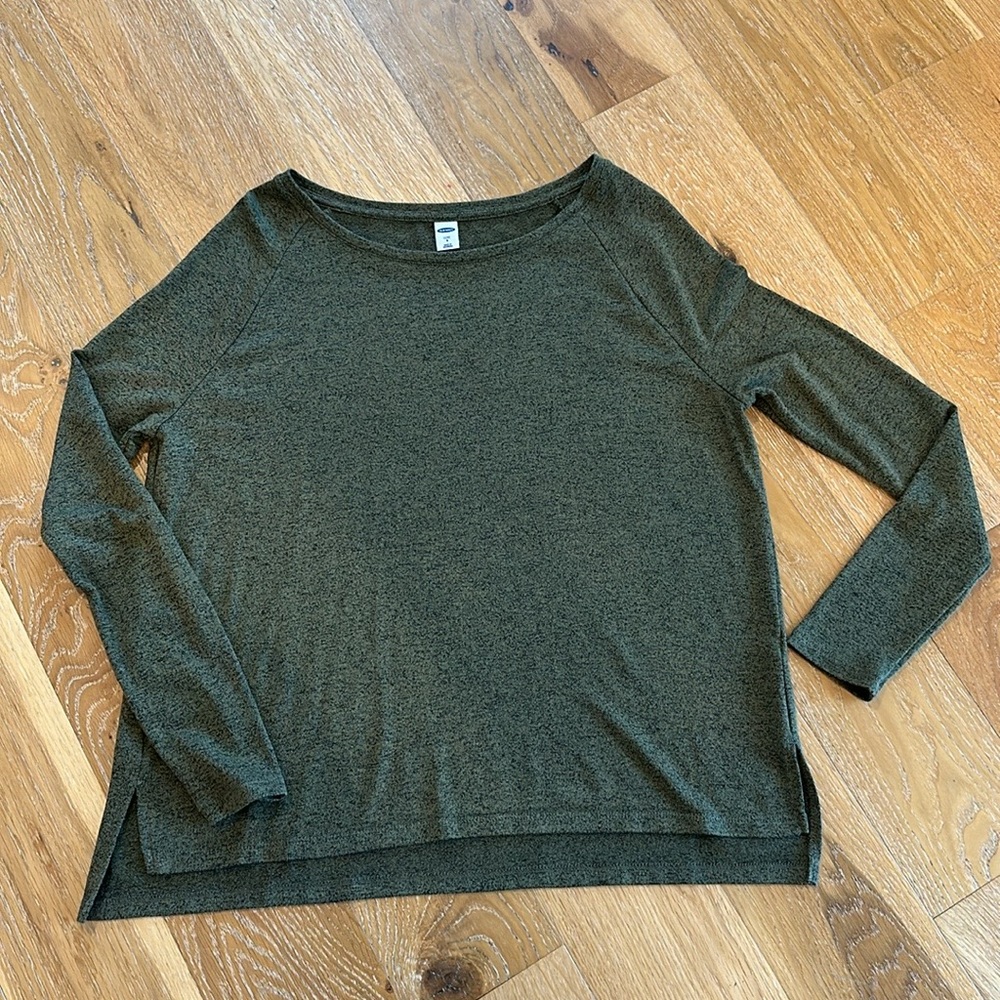 Womens Old Navy Luxe Long Sleeve Shirt